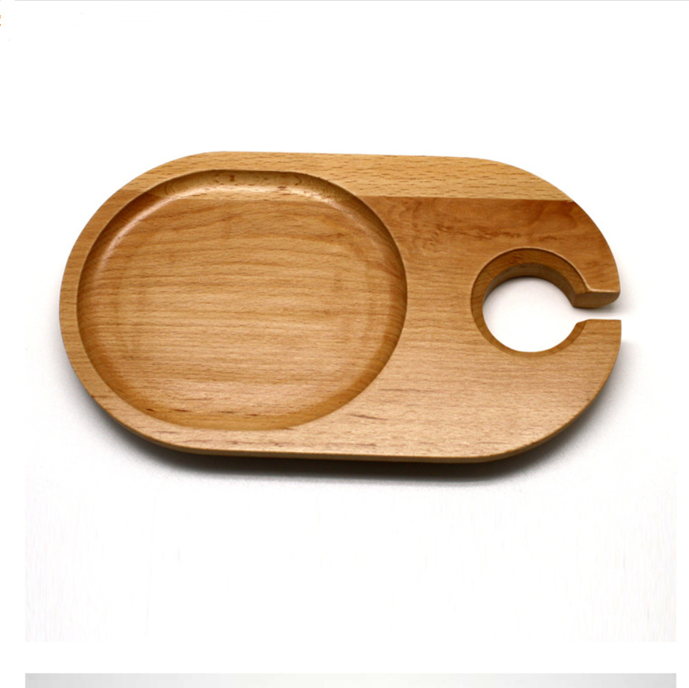 Food grade Wooden Serving Tray cocktail plates